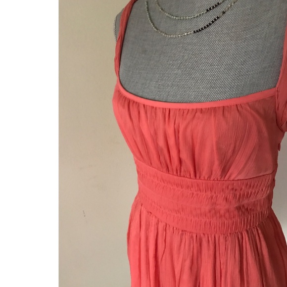 Catherine Malandrino Silk Babydoll Pleated Dress - Picture 7 of 7